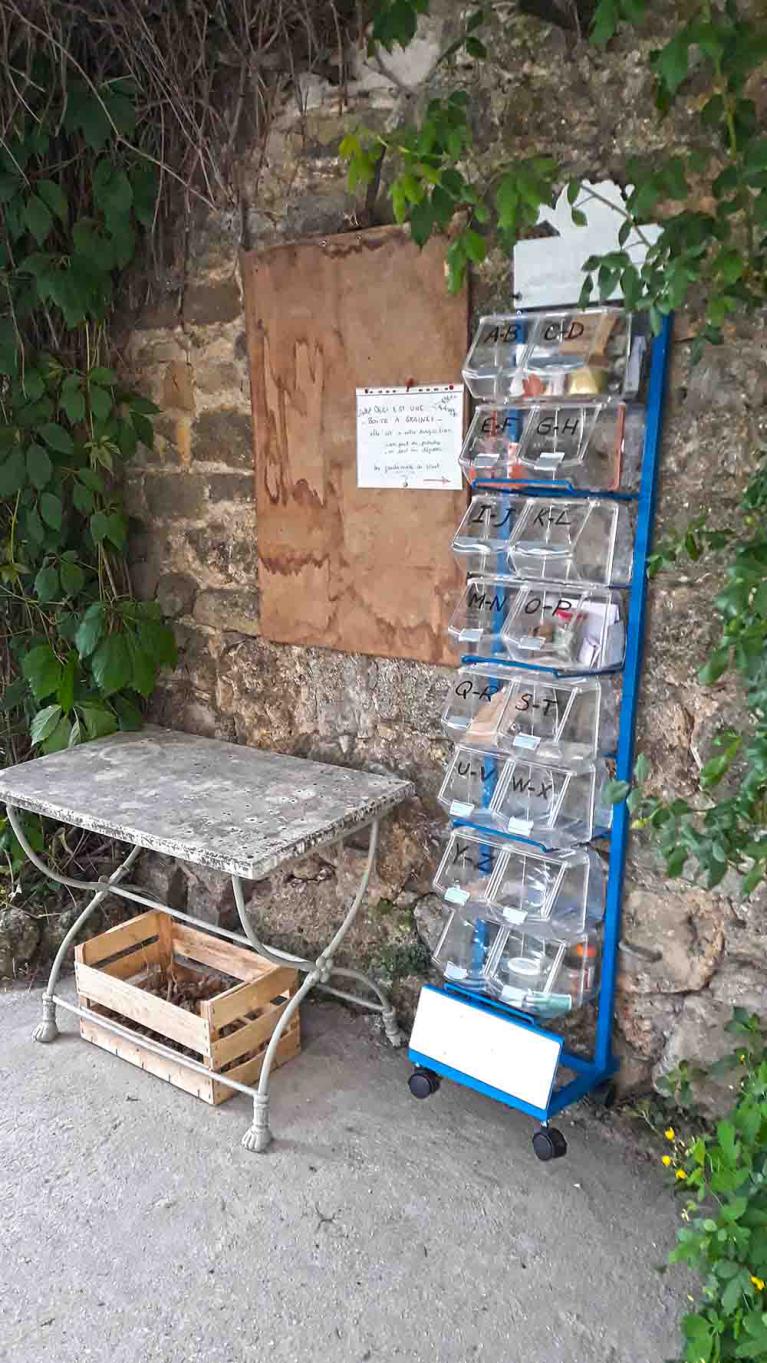 Au jardin de Nant 12 vous pouvez trouver et échanger des graines de semence