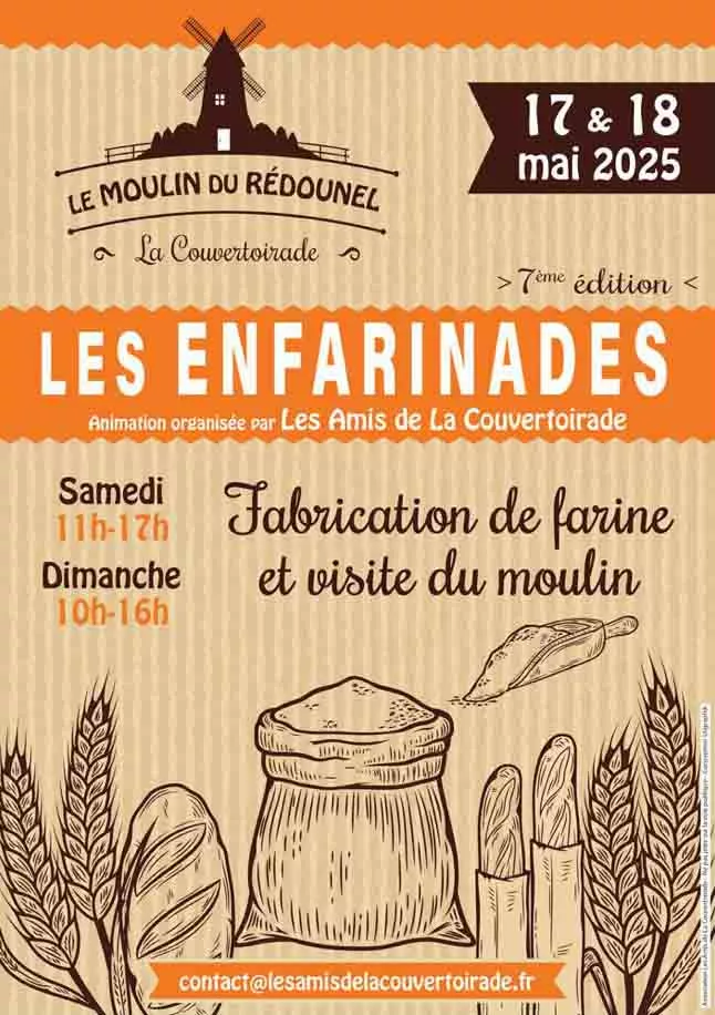 LA COUVERTOIRADE VA S'ENFARINER LES 17 et 18 mai 2025 LA COUVERTOIRADE VA S'ENFARINER LES 17 et 18 mai 2025