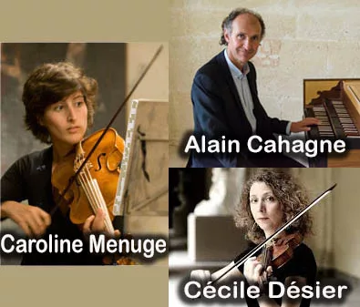 Orgue et violons à l'abbatiale Saint-Pierre de Nant en Aveyron pour la journée du patrimoine.