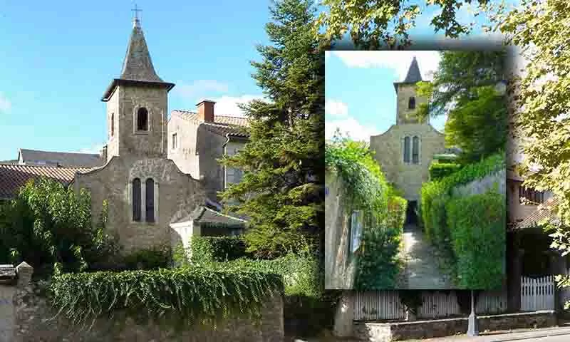Chapelle des pénitents blancs avec ses expositions à Nant d'Aveyron