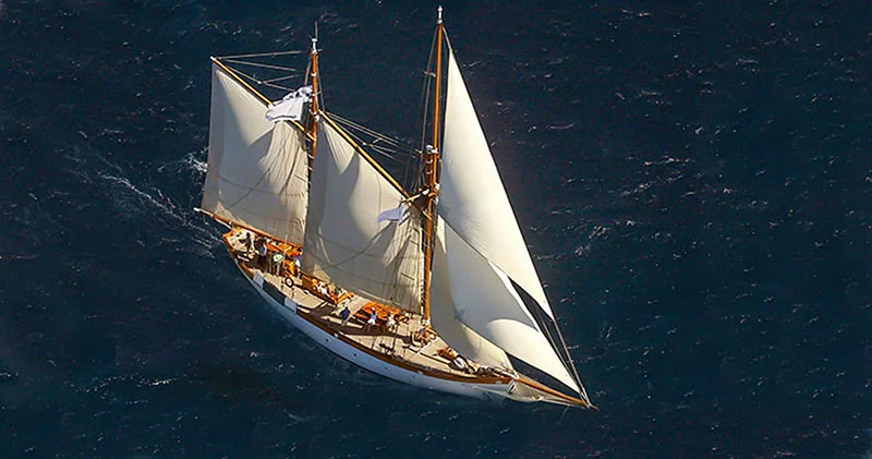 Don du Vent ketch Aurique de 32m construit en 1943