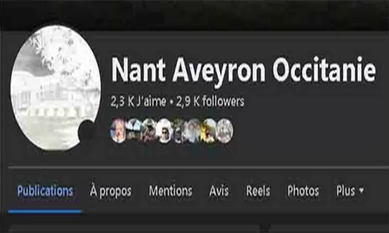 Facebook de Nant Aveyron