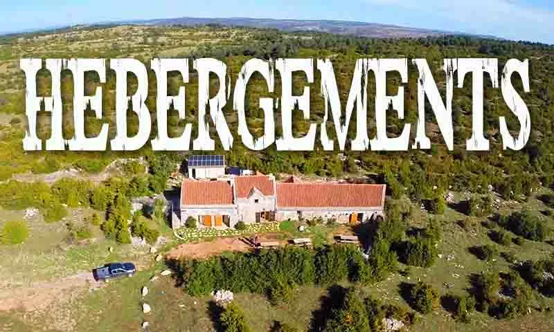Tous les hébergements de la communauté de communes Larzac et Vallées c'est à dire, les gîtes, les campings, les hôtels, les meublés et gîtes de saison, l'aire de camping car, les chambres d'hôtes et le village vacances