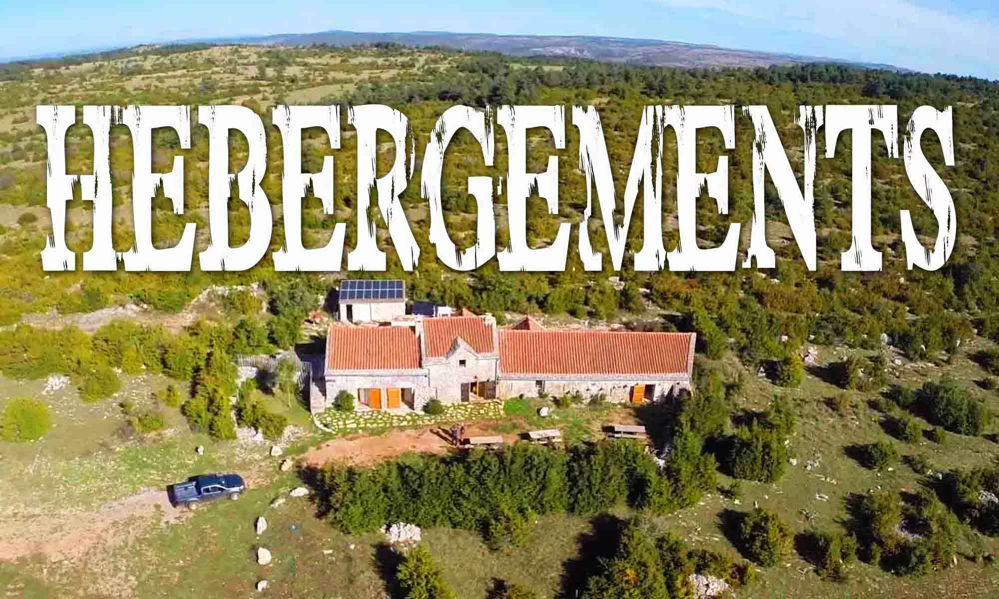 Tous les hébergements de la communauté de communes Larzac et Vallées c'est à dire, les gîtes, les campings, les hôtels, les meublés et gîtes de saison, l'aire de camping car, les chambres d'hôtes et le village vacances