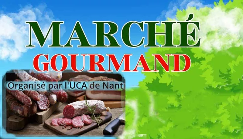 Marché gourmand à Nant le 23 mai 2026 organisé par l'union des commerçants et artisans
