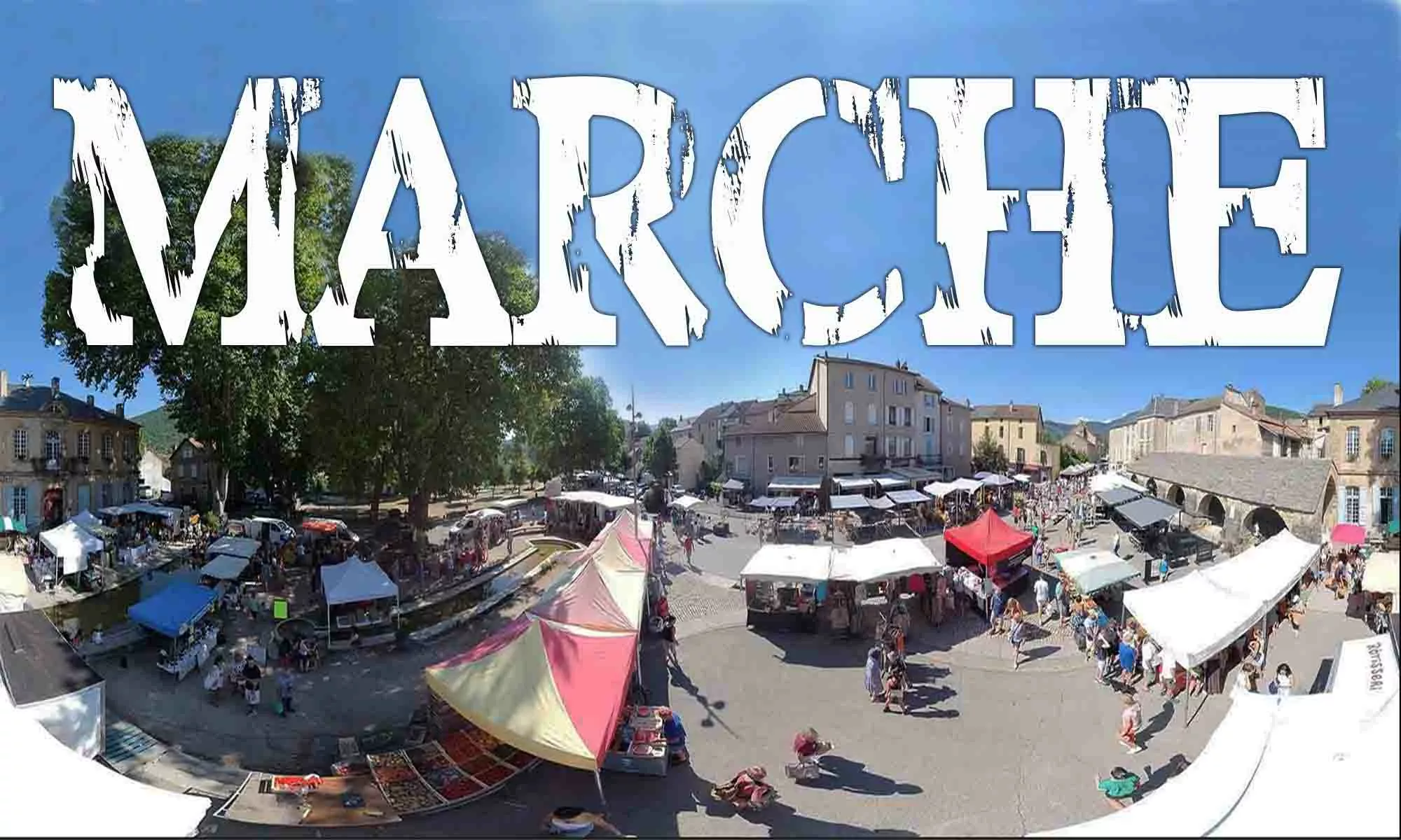 Marché à Nant tous les mardis matin