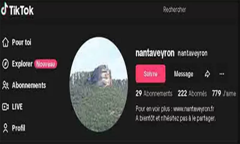 TikTok de Nant d'Aveyron