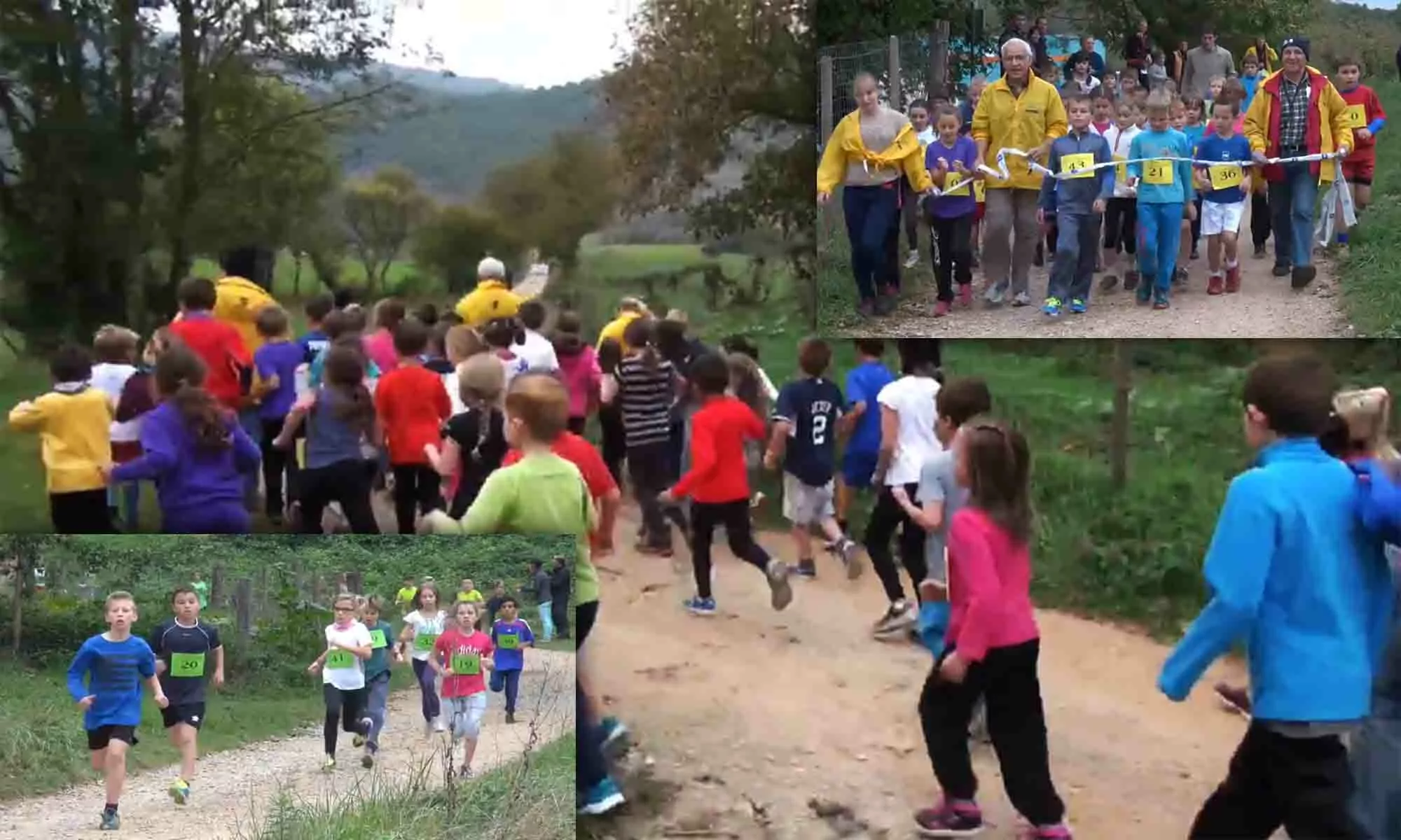 Trail enfants du festival des hospitaliers à Nant