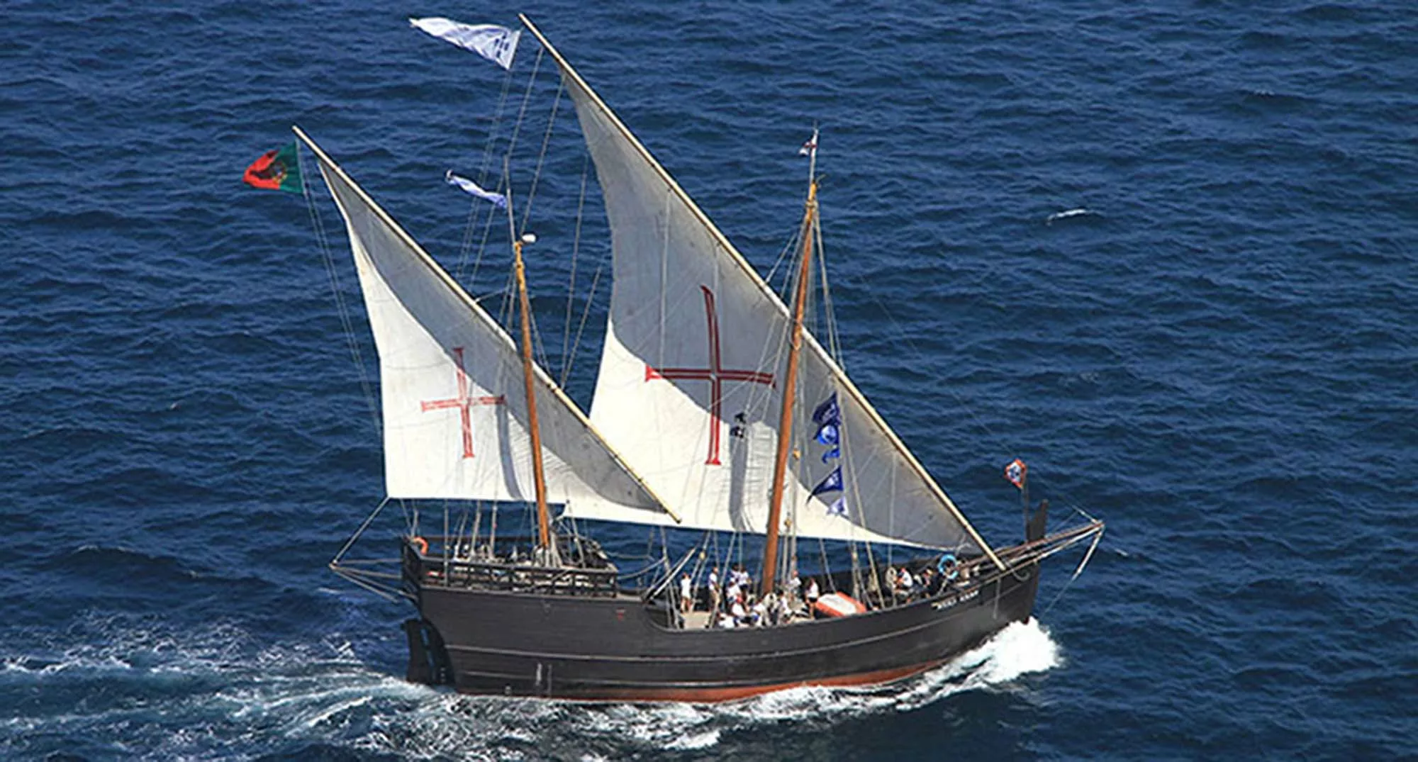 Vera Cruz réplique de la caravelle portugaise qui avait découverte le Brésil. D'une longueur de 24m construite en 2000