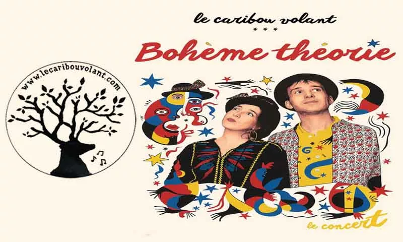 Concert à Nant le Caribou volant « Bohème théorie » 26 juin Nant