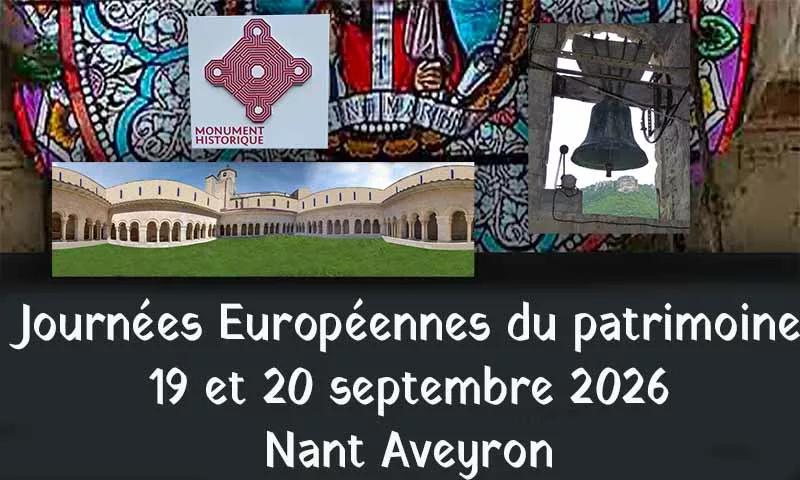 Journées Européennes du patrimoine à Nant en Aveyron