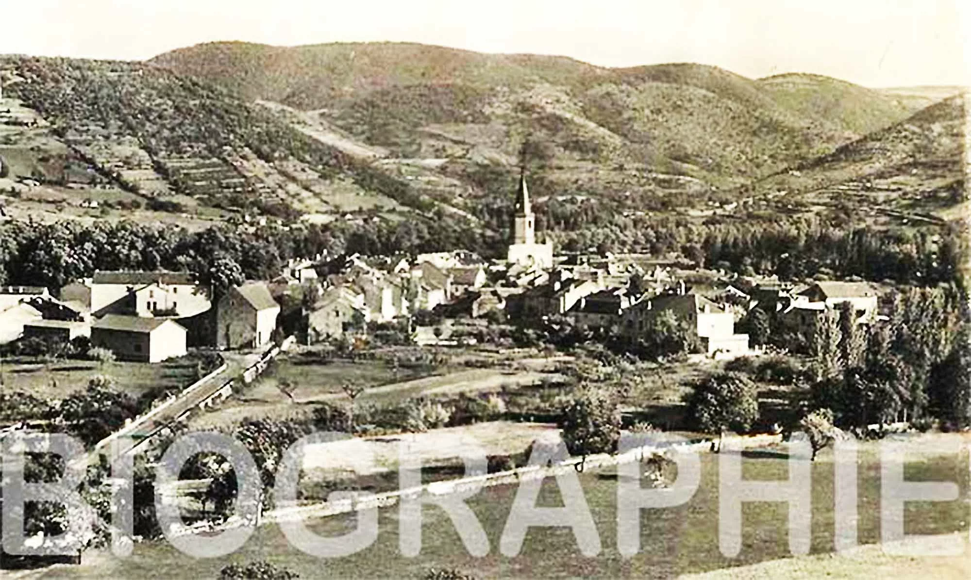 Biographie au village de Nant en Aveyron
