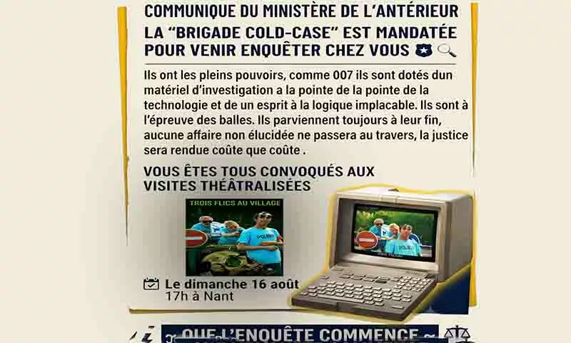 Visite théâtralisée à Nant avec Jérôme Bec
