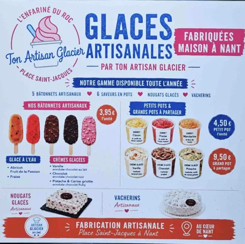 Un glacier diplômé à la boulangerie-pâtisserie-chocolaterie de Nant Aveyron