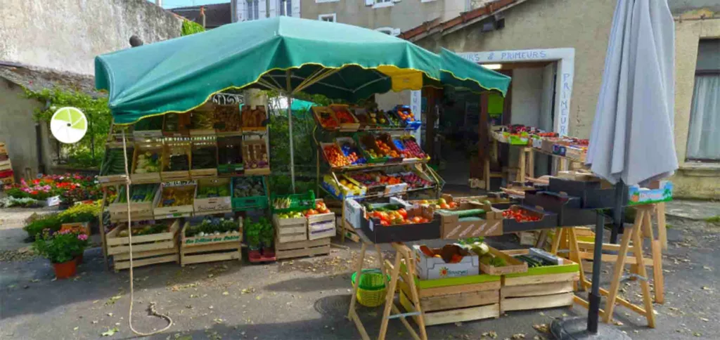 Visite fleuriste Nant épicerie Azur